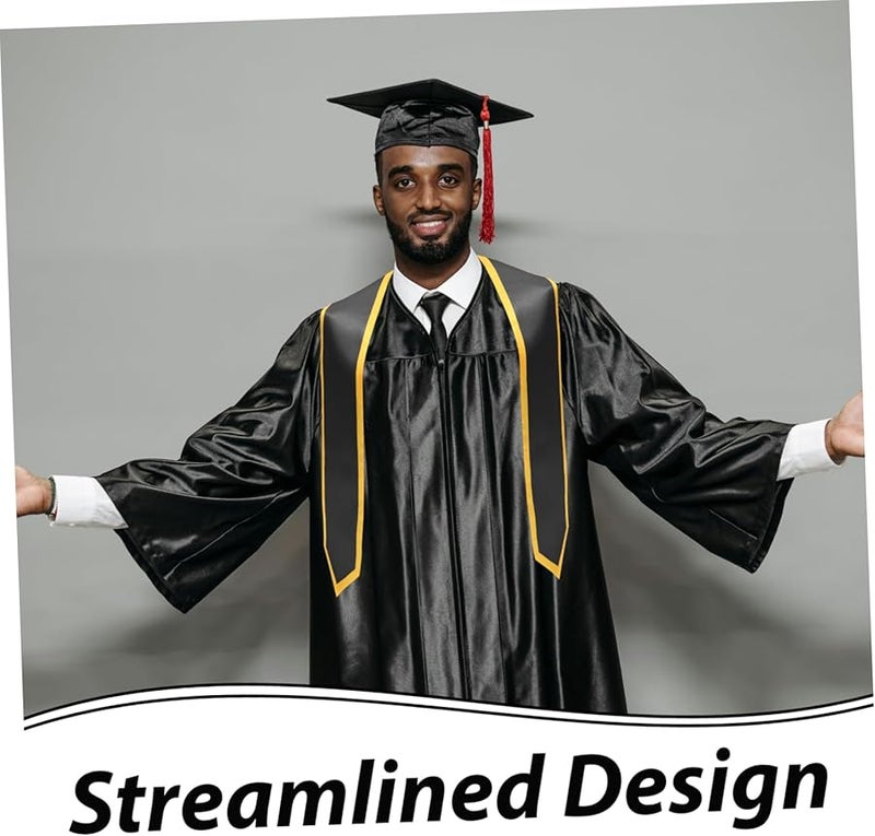 Black Graduation Sash For Ceremony Photography Senior Year Parties And Honor Events - Image 3